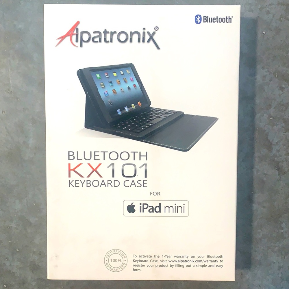 Alpatronix Bluetooth KX101 Keyboard Case IPad Mini